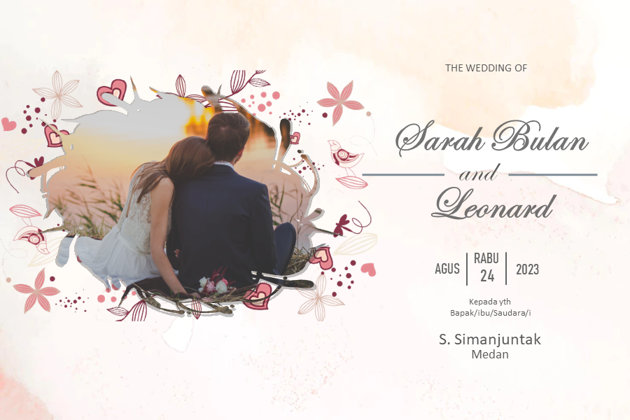 Bridal Love Wedding Invitation